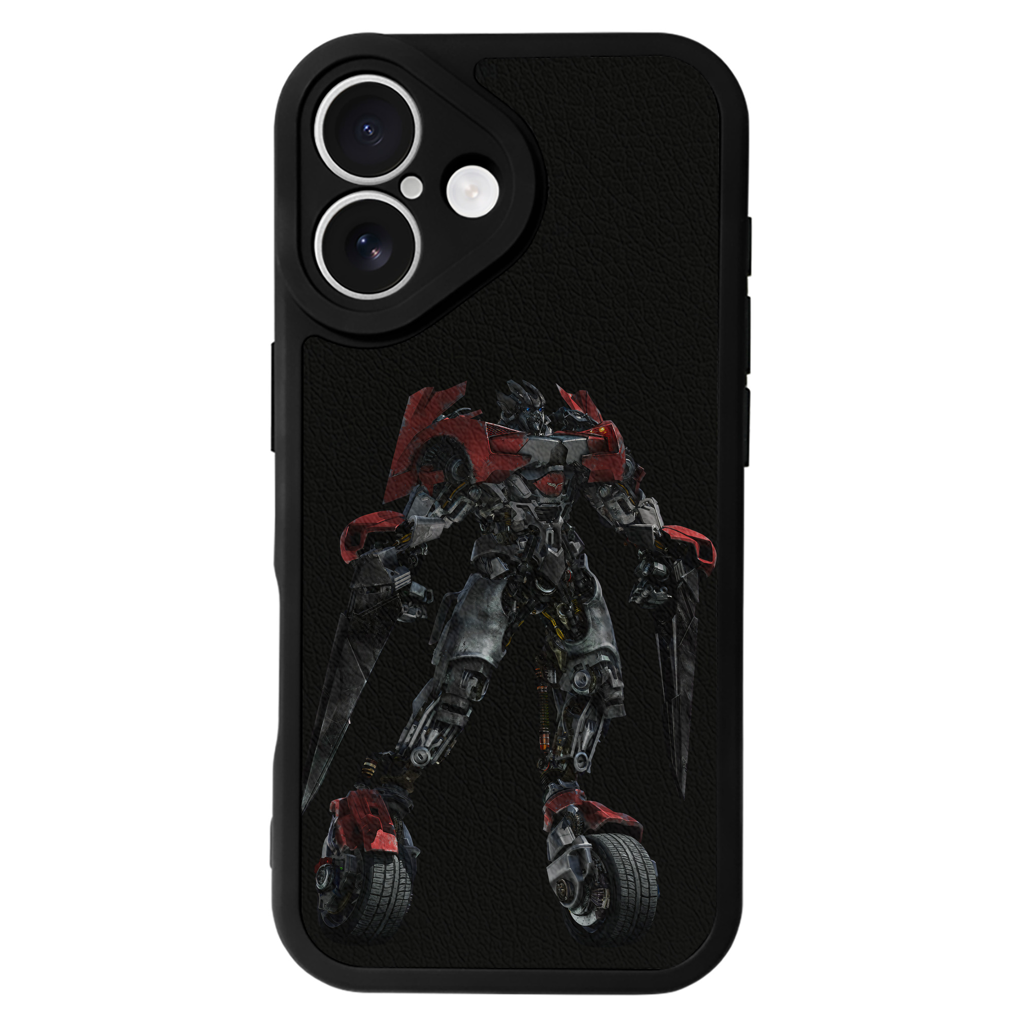 （画像用） Transformers トランスフォーマー 【iPhone 16シリーズ対応】シリコンスマホケース（レザー調） 材質：シリコン